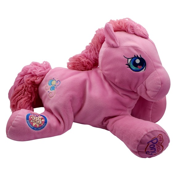 VTG My Little Pony 25th Birthday Celebration Pinkie Pie Plush Toy 2007 Hasbro